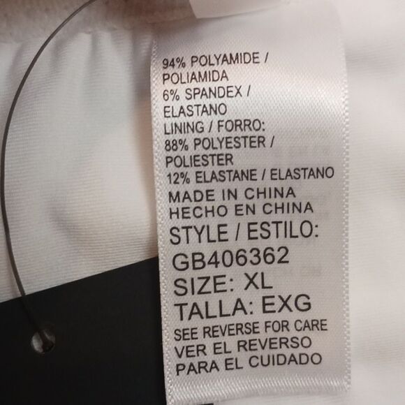 Gianni Bini women's white Terry cloth two piece swimsuit  size XL - Picture 7 of 11